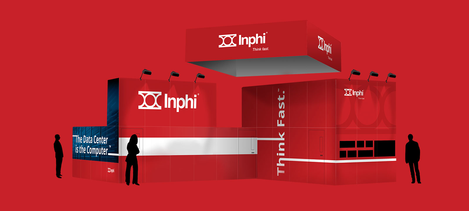 Inphi trade show booth design