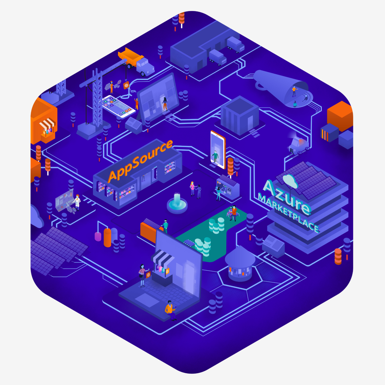 Marketplace Illustration